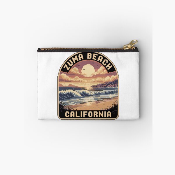 Item preview, Zuma Beach California: Retro Surf Coast Pixel Art designed and sold by CircinusStore.
