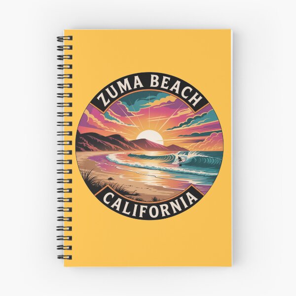 Item preview, Zuma Beach California: Vibrant Coastal Illustration designed and sold by CircinusStore.