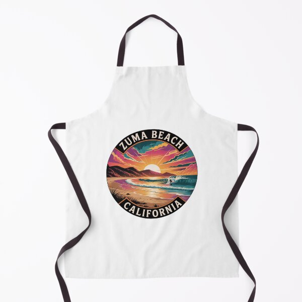 Item preview, Zuma Beach California: Vibrant Coastal Illustration designed and sold by CircinusStore.