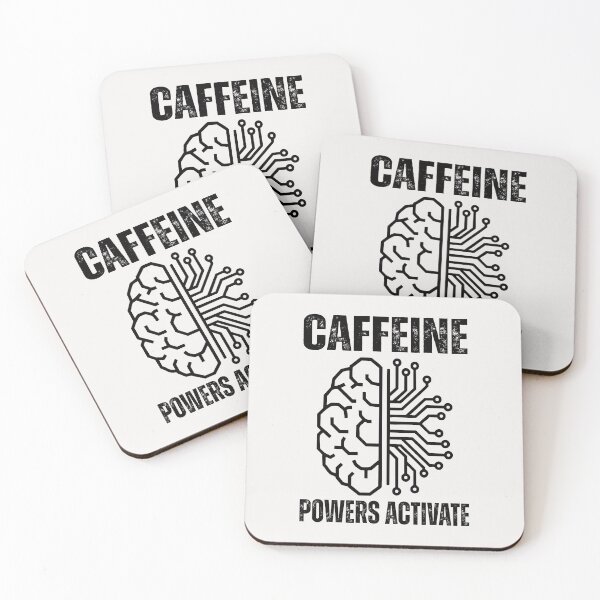 Item preview, Caffeine Powers Activate Coffee Lovers designed and sold by erozzz.