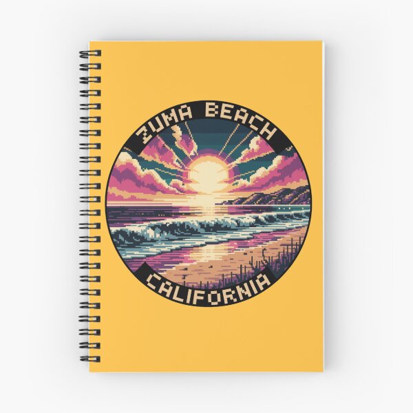 Item preview, Zuma Beach California: Pixel Art Retro Coastal designed and sold by CircinusStore.