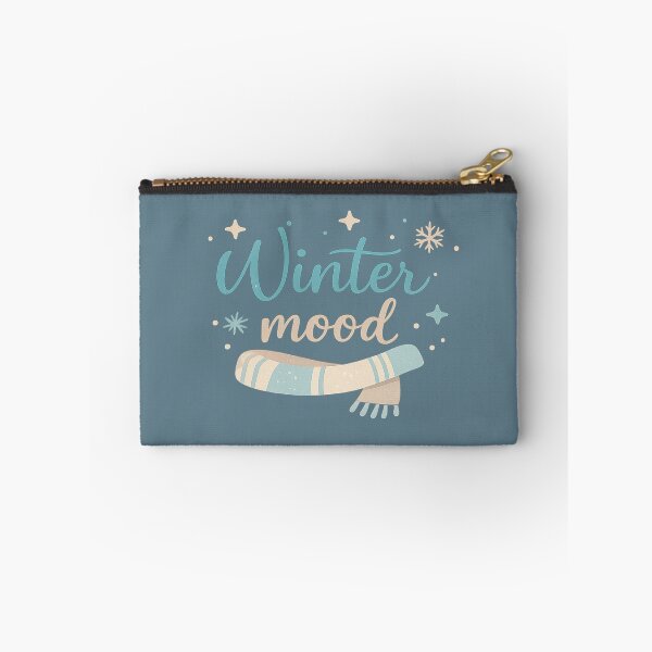 Item preview, Winter Mood – Cute Cozy Winter Typography with Scarf designed and sold by Iras-Art-Corner.
