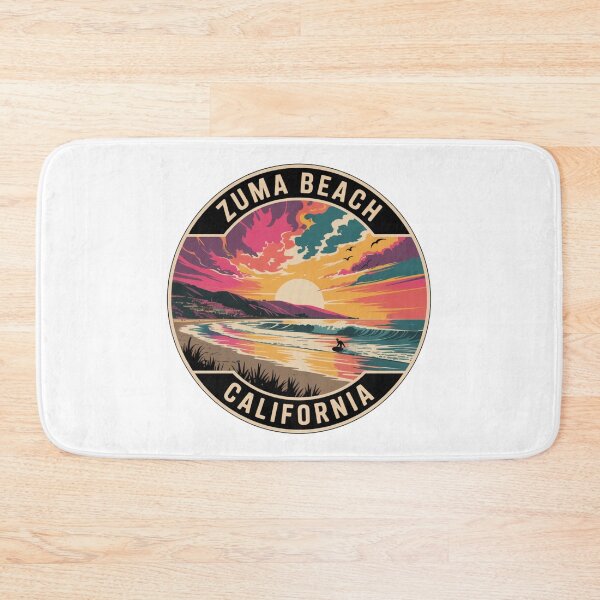 Item preview, Zuma Beach California: Surfer Coastal Illustration designed and sold by CircinusStore.