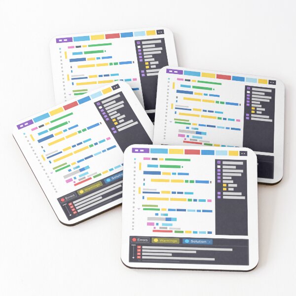 Item preview, Color Block Coding  – Programmer Developer Art designed and sold by ClutchCassidyTees.