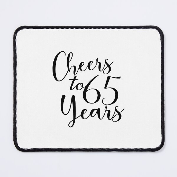 Item preview, Cheers to 65 Years, for Women Men Anniversary 65th Birthday Premium Tri-Blend designed and sold by PamQBennett.