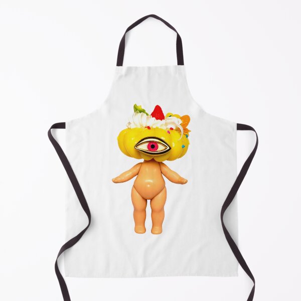 Item preview, Curious Cake Doll. Weird Food With Eye Sticker | Surreal Food Art designed and sold by Bean Bean Cat.