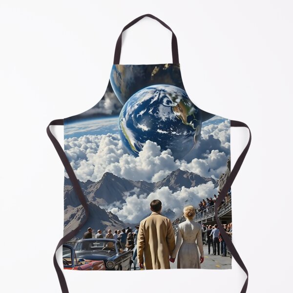 Item preview, Surreal Cosmic Earth – Giant Planet Sky Sci-Fi Landscape – Dreamlike Space Art designed and sold by internetwatcher.