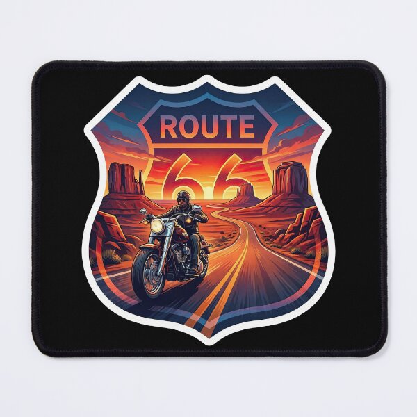 Item preview, Route 66 Mother Road Vintage American Highway Artwork designed and sold by enzoade.