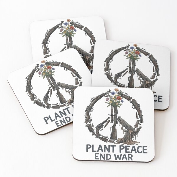 Item preview, Plant peace end war  designed and sold by DoneAndDusted.