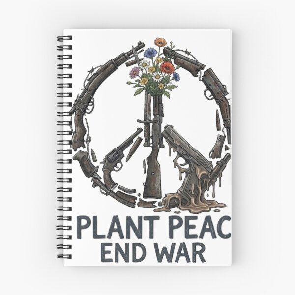 Item preview, Plant peace end war  designed and sold by DoneAndDusted.