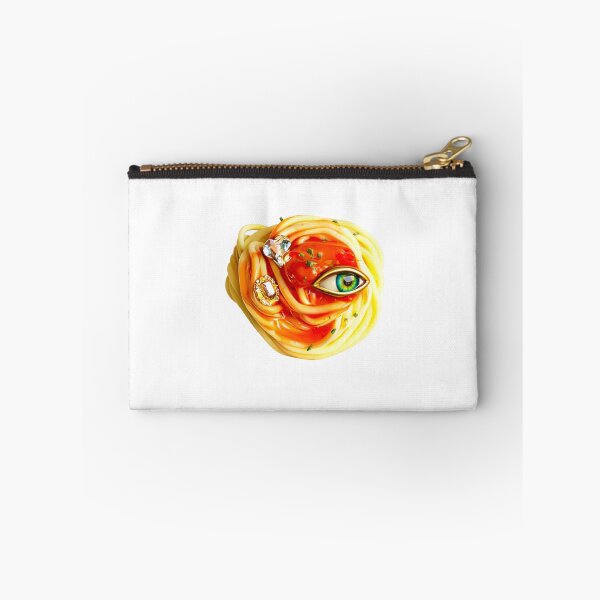 Item preview, Curious Pasta. Weird Food With Eye Sticker | Surreal Food Art designed and sold by Bean Bean Cat.
