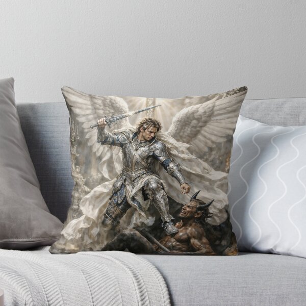 Item preview, Archangel Michael defeating Demon designed and sold by AliceWhiteDF.