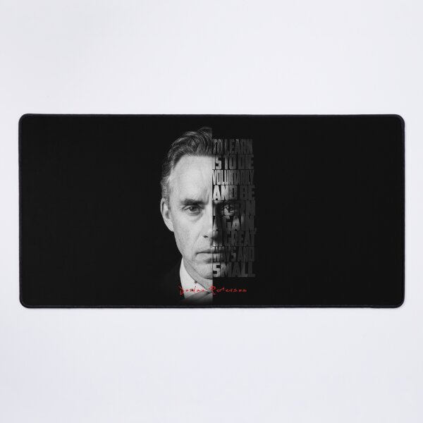 Item preview, Jordan Peterson Black and White Typography Portrait – Split Face Motivational Poster designed and sold by Enea Kelo.