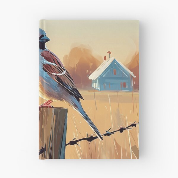 Item preview, Sparrow Sentinel Over Rustic Fields designed and sold by Venon28.