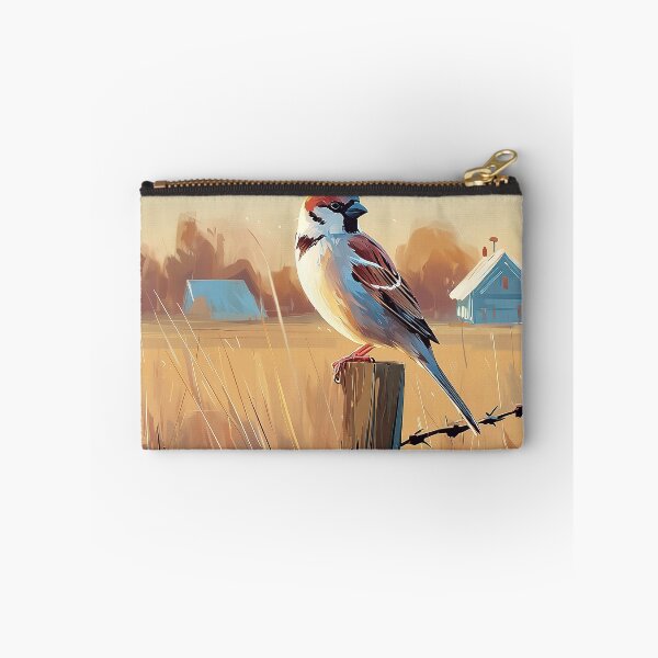 Item preview, Sparrow Sentinel Over Rustic Fields designed and sold by Venon28.