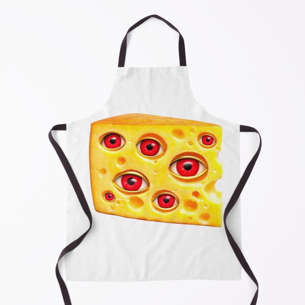 Item preview, Curious Cheese. Weird Food With Eye Sticker | Surreal Food Art designed and sold by Bean Bean Cat.