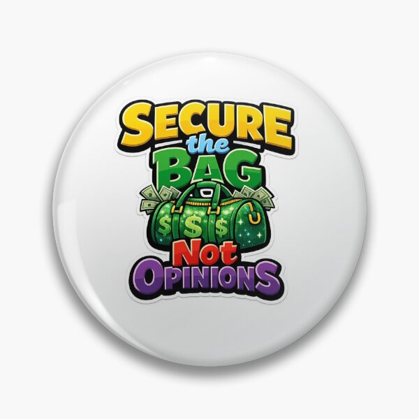 Item preview, Secure the Bag, Not Opinions Digital Product designed and sold by PixelandPunch.