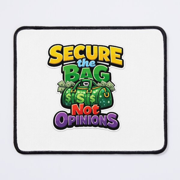 Item preview, Secure the Bag, Not Opinions Digital Product designed and sold by PixelandPunch.