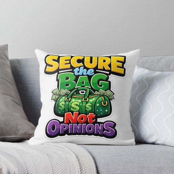 Item preview, Secure the Bag, Not Opinions Digital Product designed and sold by PixelandPunch.