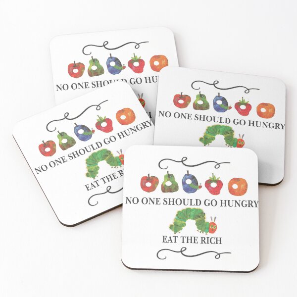 Item preview, No One Should Go Hungry | Eat The Rich Satire designed and sold by The Amber Bird.