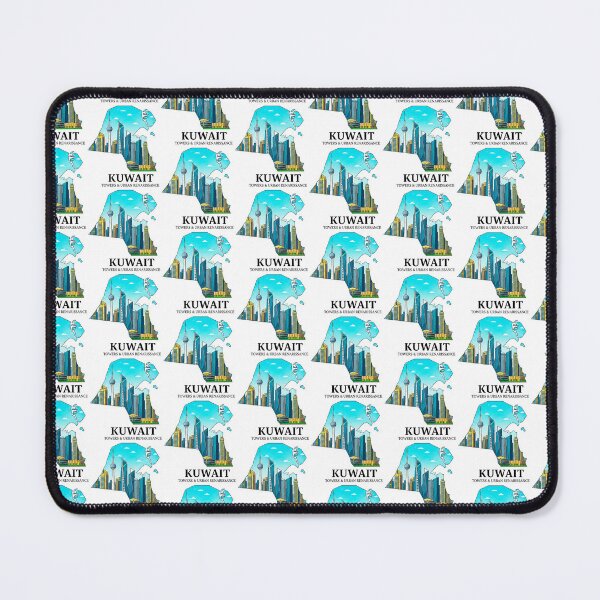 Item preview, Kuwait Map Art - Iconic Towers & Modern Urban Renaissance Design designed and sold by AbulailArt.