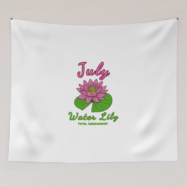 Item preview, July Birth Flower - Water Lily designed and sold by DixieGirlStudio.