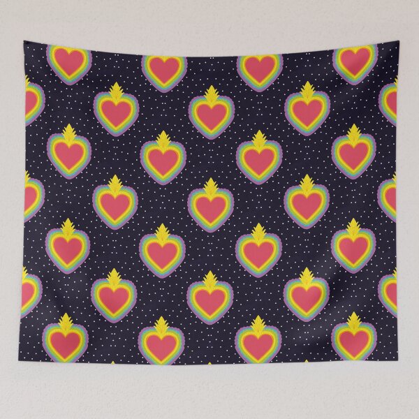 Item preview, Colorful hearts designed and sold by Ana Gorozpe.