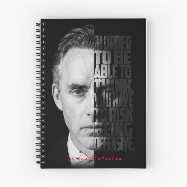 Item preview, Jordan Peterson Black and White Typography Portrait – Split Face Motivational Poster designed and sold by Enea Kelo.