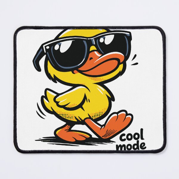 Item preview, A confident duck with sunglasses creates a simple but strong visual that works well for casual apparel. designed and sold by Dejbar.