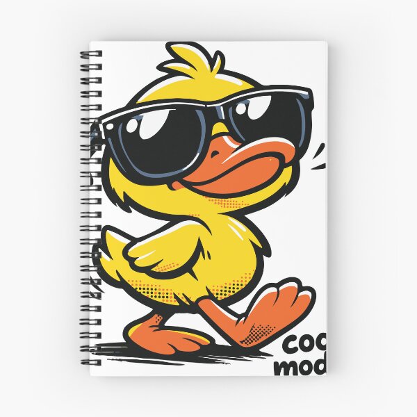 Item preview, A confident duck with sunglasses creates a simple but strong visual that works well for casual apparel. designed and sold by Dejbar.