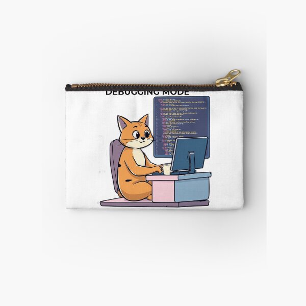 Item preview, Cute Cat Programmer Coding at Laptop – Funny Developer Shirt designed and sold by PRINTNESTWEARCO.