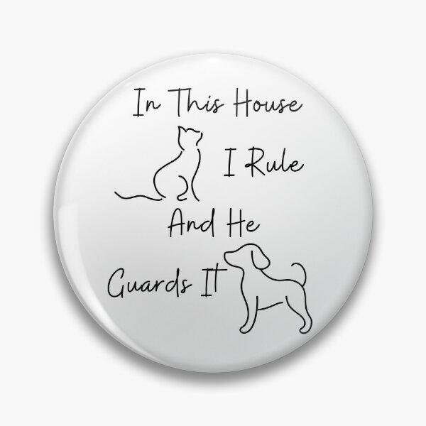 Item preview, In This House Rules Pet Rules Funny House Rules design for pet lovers designed and sold by Ladys-Gents.