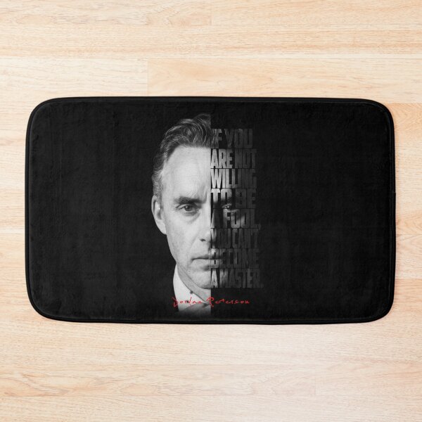 Item preview, Jordan Peterson Black and White Typography Portrait – Split Face Motivational Poster designed and sold by Enea Kelo.
