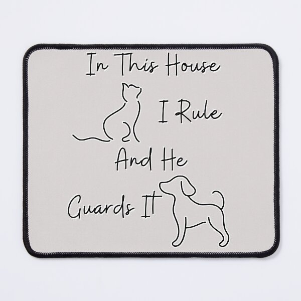 Item preview, In This House Rules Pet Rules Funny House Rules design for pet lovers designed and sold by Ladys-Gents.