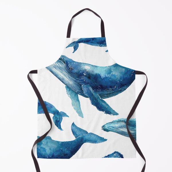 Item preview, Blue Whales Dancing Through Ocean Dreams designed and sold by Venon28.