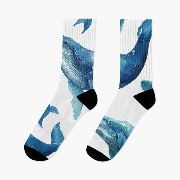 Item preview, Blue Whales Dancing Through Ocean Dreams designed and sold by Venon28.