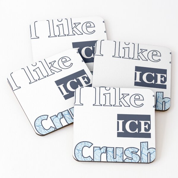 Item preview, I Like My ICE Crushed | Immigration Policy Satire designed and sold by The Amber Bird.