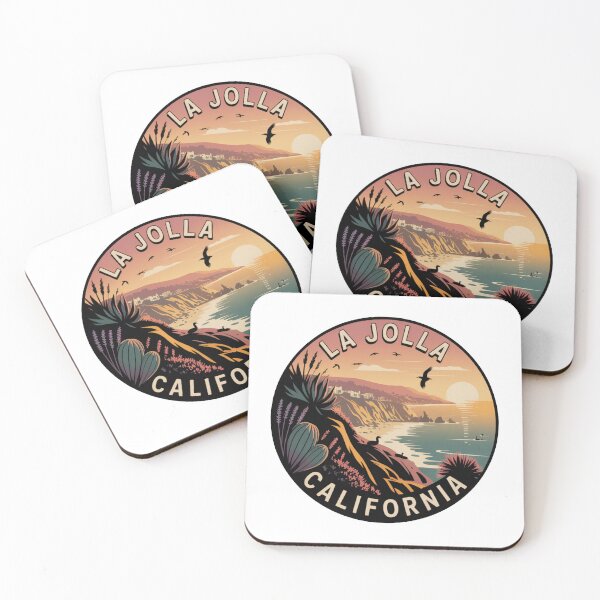 Item preview, La Jolla California: Scenic Coastal Illustration designed and sold by CircinusStore.