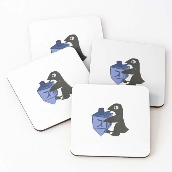 Item preview, Penguin with a driedel  designed and sold by Chana Schwitzer.