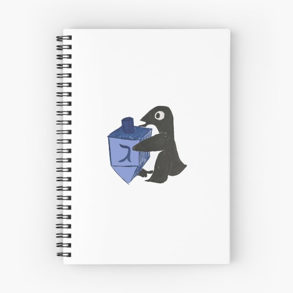 Item preview, Penguin with a driedel  designed and sold by Chana Schwitzer.