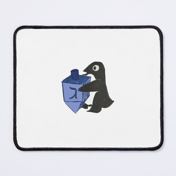 Item preview, Penguin with a driedel  designed and sold by Chana Schwitzer.