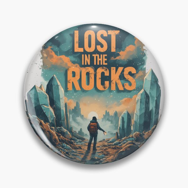 Item preview, Lost in the Rocks / Rockhounding Crystal Hunting Design designed and sold by MorbidDreams.