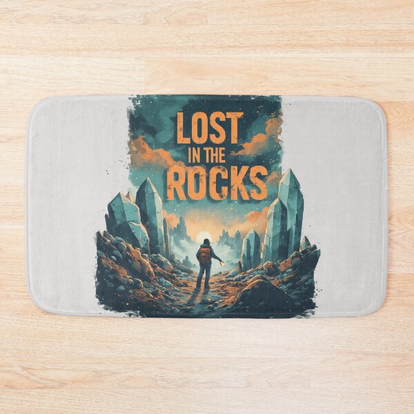 Item preview, Lost in the Rocks / Rockhounding Crystal Hunting Design designed and sold by MorbidDreams.