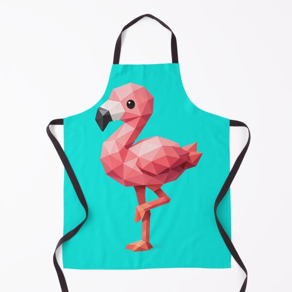 Item preview, Cute Low Poly Geometric Flamingo Illustration designed and sold by AndreBarnard.