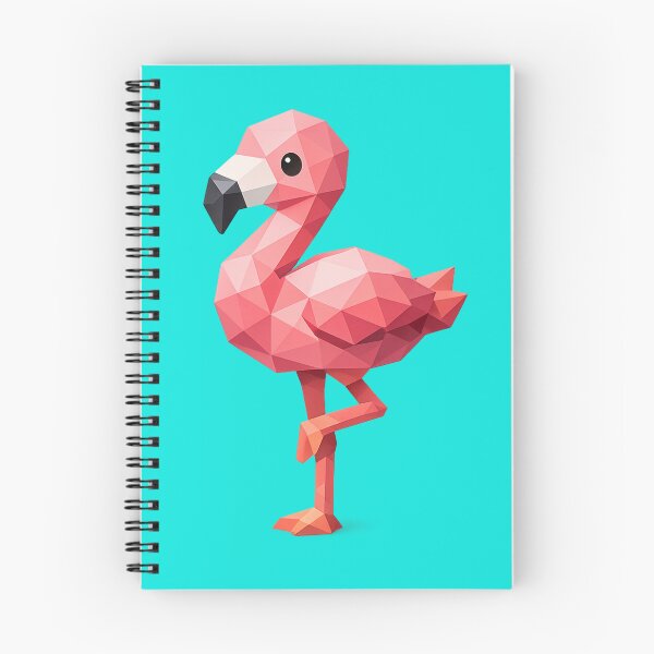 Item preview, Cute Low Poly Geometric Flamingo Illustration designed and sold by AndreBarnard.