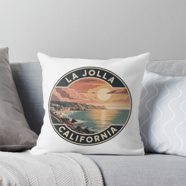 Item preview, La Jolla California: Coastal Cliffside Illustration designed and sold by CircinusStore.
