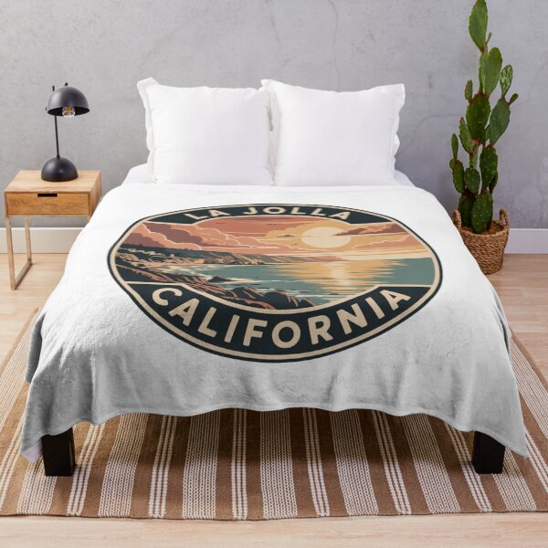 Item preview, La Jolla California: Coastal Cliffside Illustration designed and sold by CircinusStore.