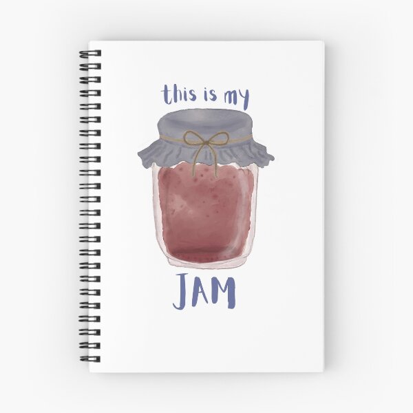 Item preview, Watercolor Jar This Is My Jam Art designed and sold by Seamlessly Buffalo.