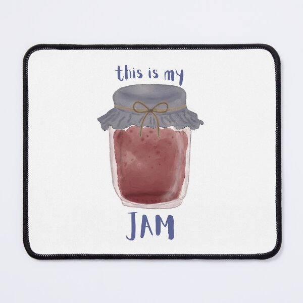 Item preview, Watercolor Jar This Is My Jam Art designed and sold by Seamlessly Buffalo.