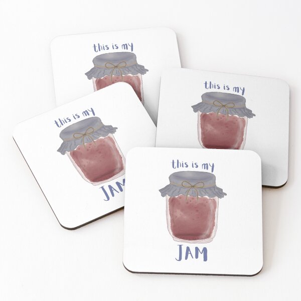 Item preview, Watercolor Jar This Is My Jam Art designed and sold by Seamlessly Buffalo.
